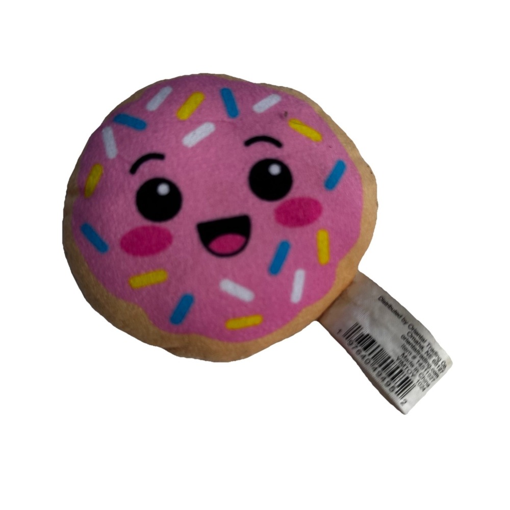 Oriental Trading Co.‎ Donut Plush 4" Pink Kawaii Sprinkles 14511927
